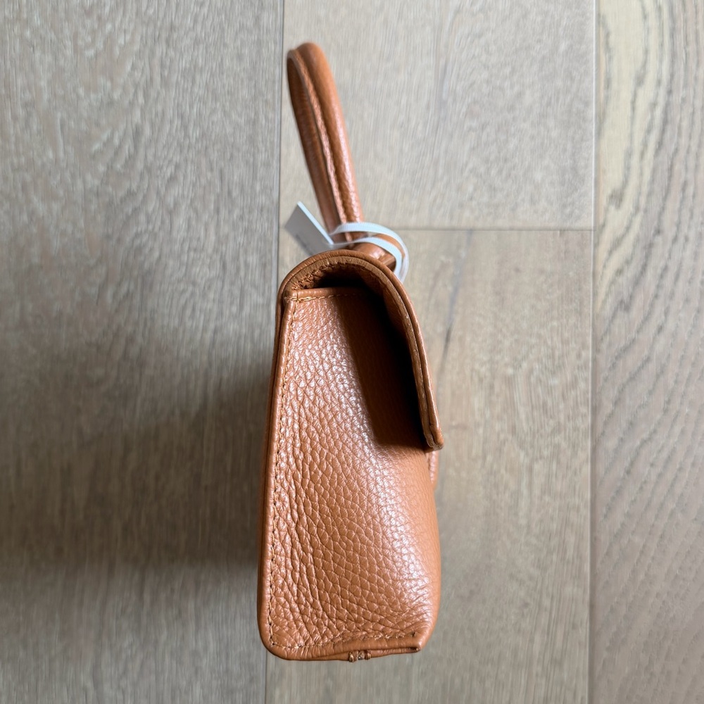 German Fuentes GF Camel Leather Wristlet Handbag - Picture 9 of 14